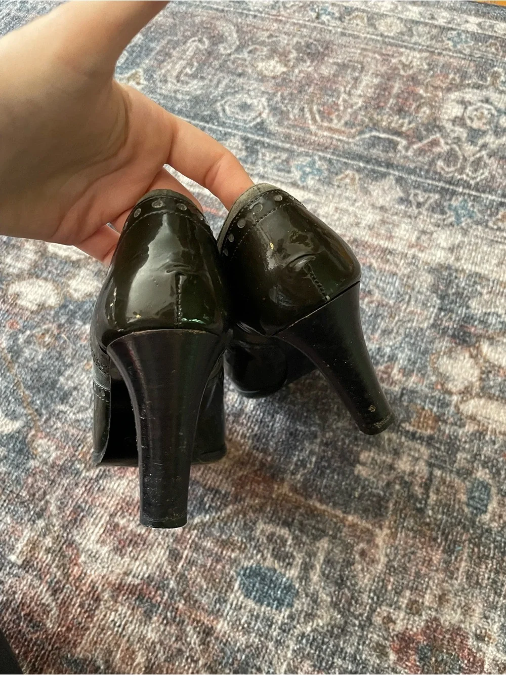 Coach Claudine Oxford heeled bootie